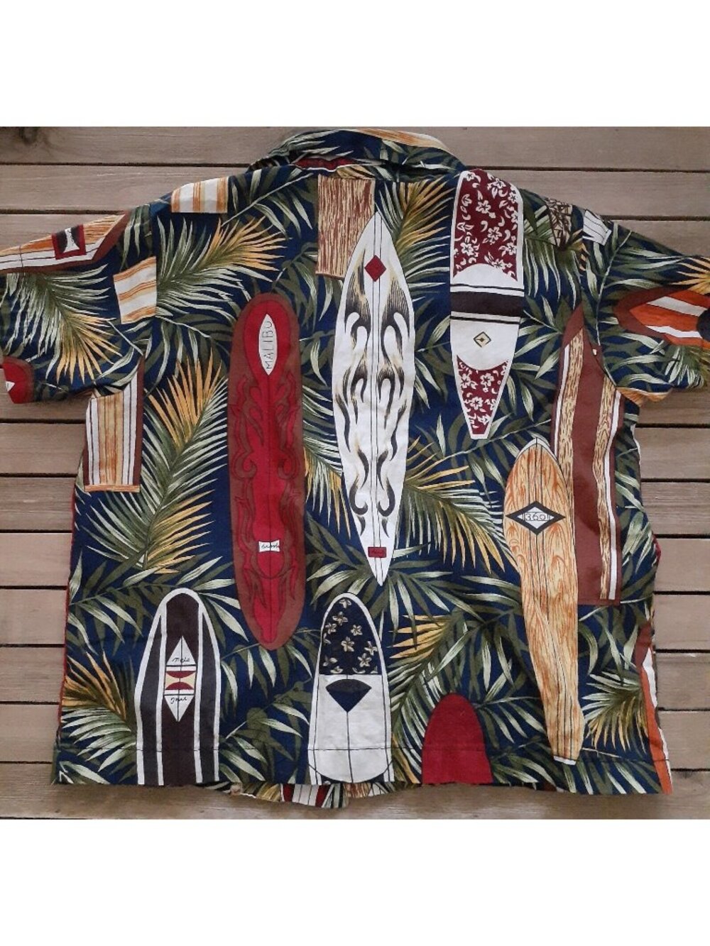 Nui Nalu Hawaiian Camp Shirt Toddler Size 2 Made in the USA Hawaii Surf Boards